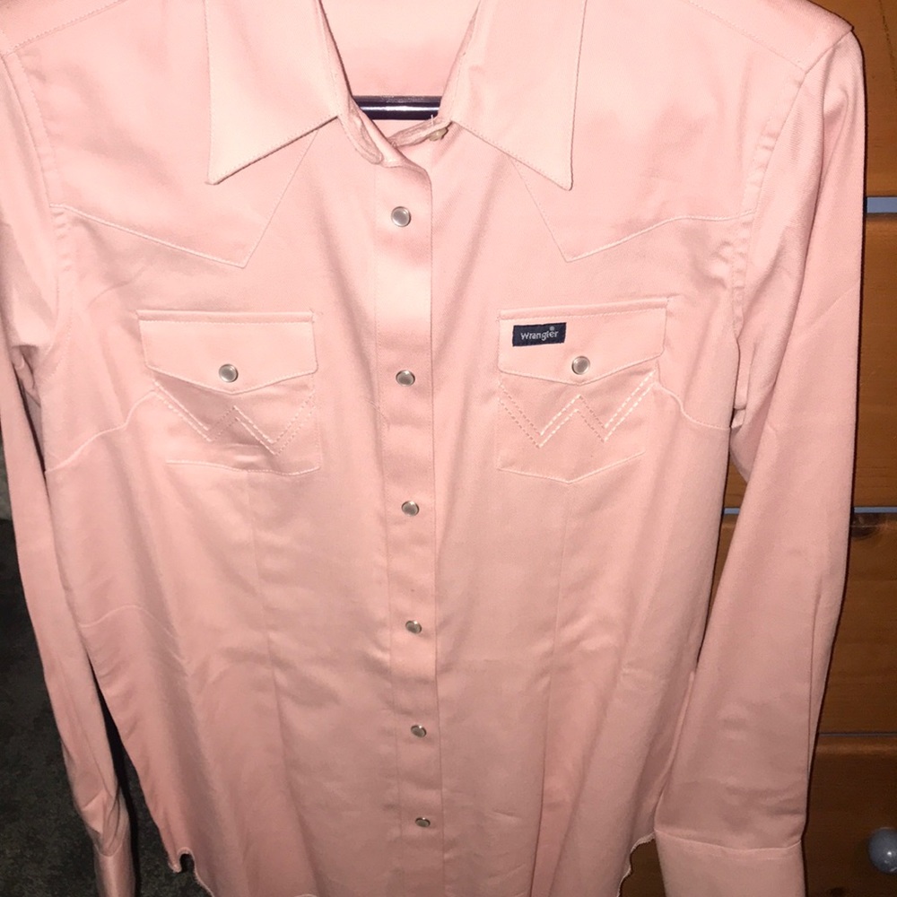 Pink Wrangler Western Shirt